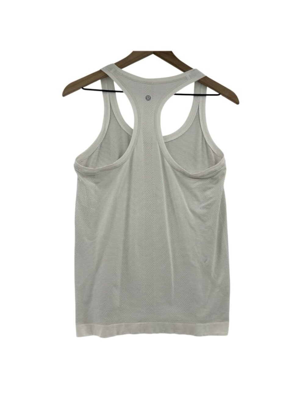 Lululemon Swiftly Tech Racerback Tank Top 2.0 Lightweight Women Size 8 White Gym - Picture 3 of 14